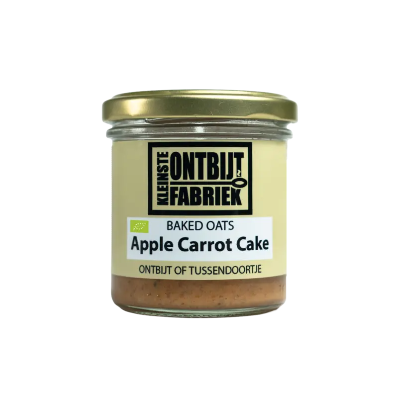 Baked oats apple carrot pie