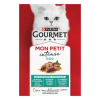 Gourmet Mon petit intense duo in saus vlees&vis