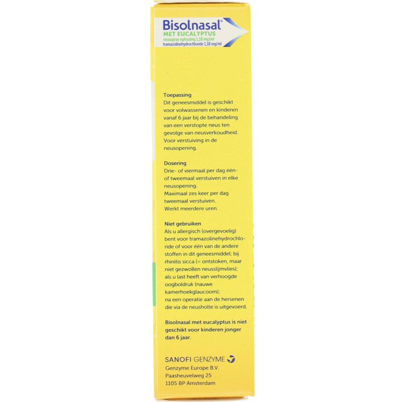 Een afbeelding van Bisolnasal Neusspray eucalyptus