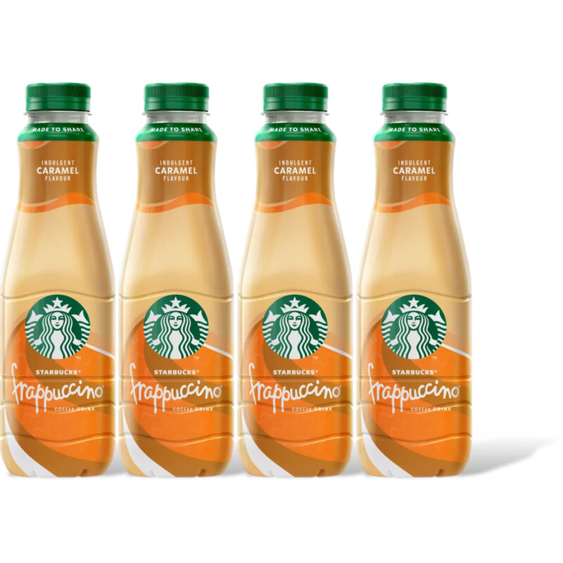 Starbucks Frappuccino caramel flav ijskoffie 4pack