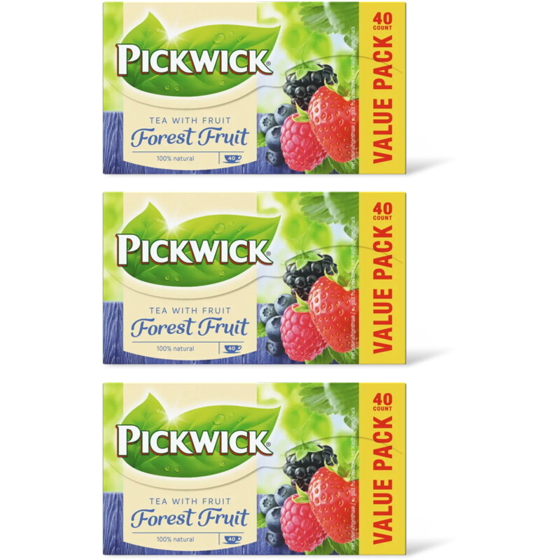 Pickwick Forest fruit value pack 3-pack