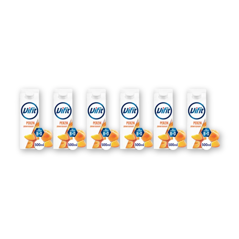 Drinkyoghurt perzik 6-pack