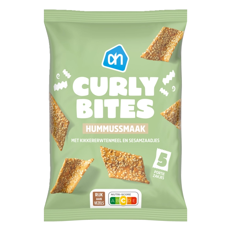 AH Curly bites hummusmaak