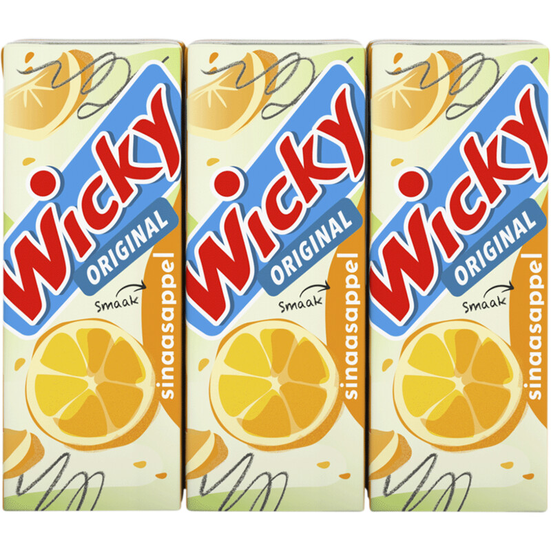 Een afbeelding van Wicky Sinaasappel 6-pack