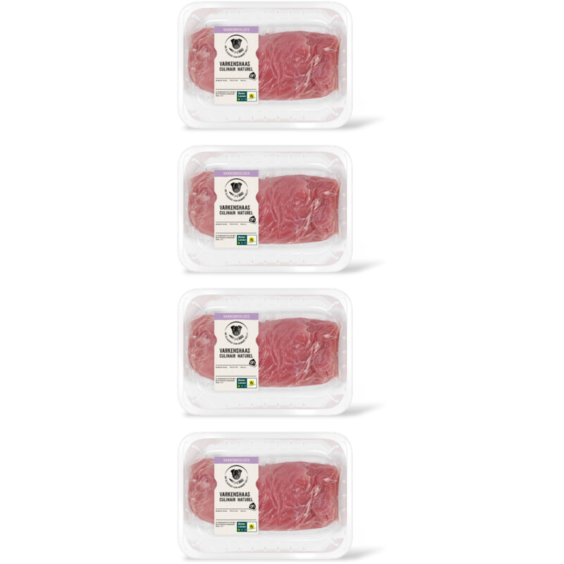 AH Varkenshaas culinair naturel 4-pack