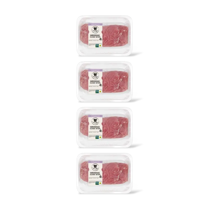 AH Varkenshaas culinair naturel 4-pack