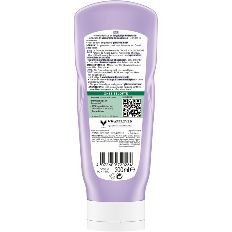 Een afbeelding van Guhl Hyaluron+ verzorging conditioner