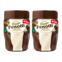 Duo Penotti Hazelnoot & vanille pasta 2-pack