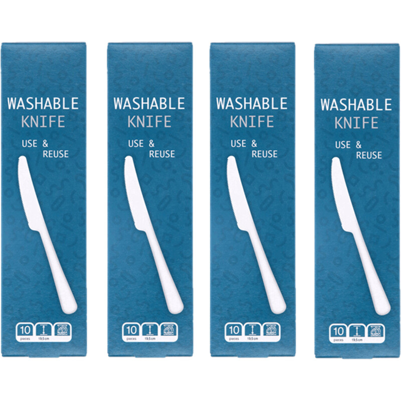 Een afbeelding van AH Mes herbruikbaar 4-pack