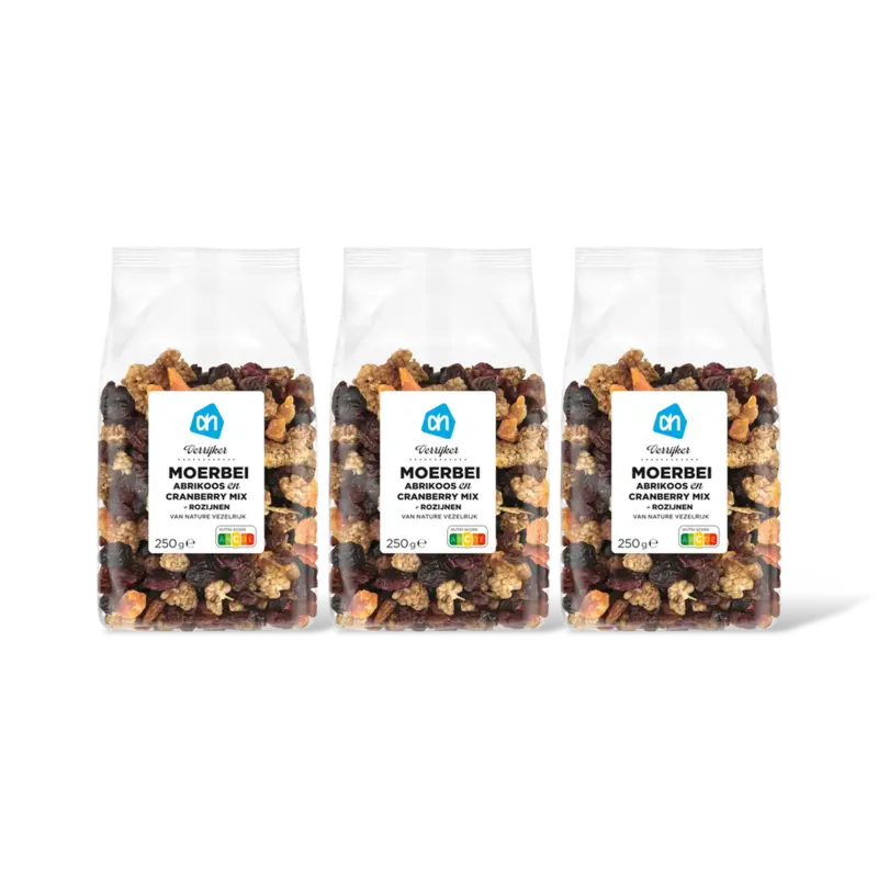 AH Verrijker moerbei abrikoos cranberry 3pk