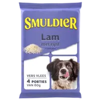 Smuldier Lam met rijst