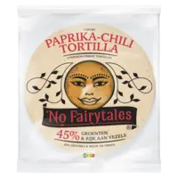 No Fairytales Paprika & chili tortilla wraps