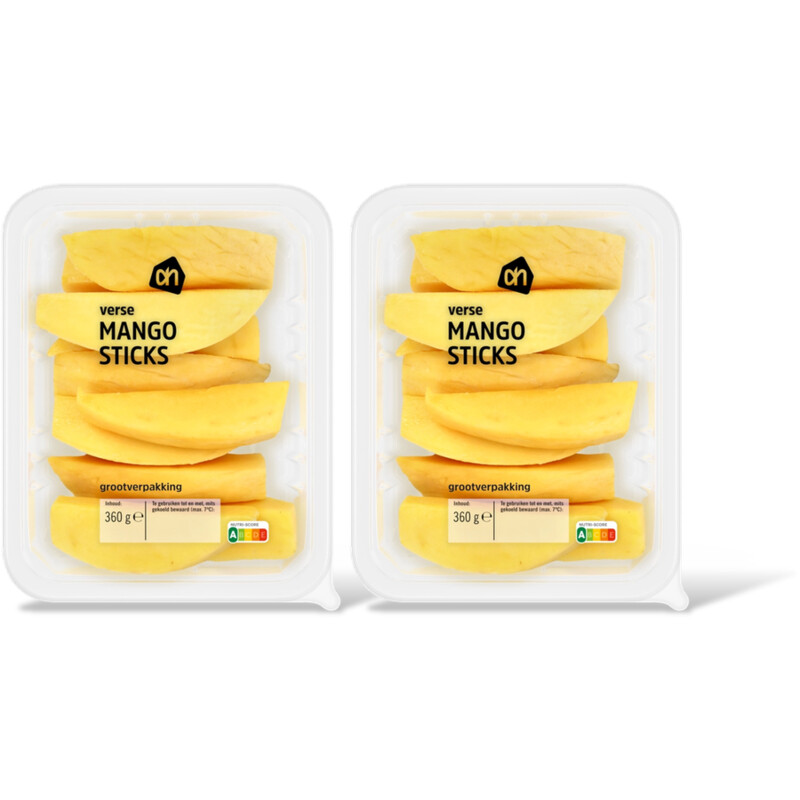 AH Verse mango sticks grootverpakking 2-pck