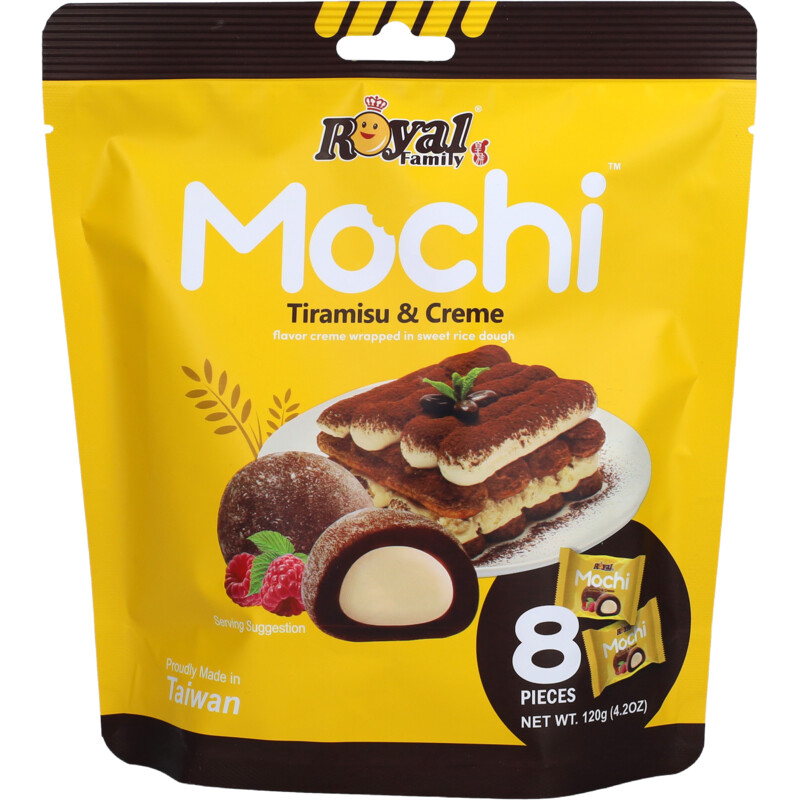 Een afbeelding van Royal Family Mochi tiramisu & creme