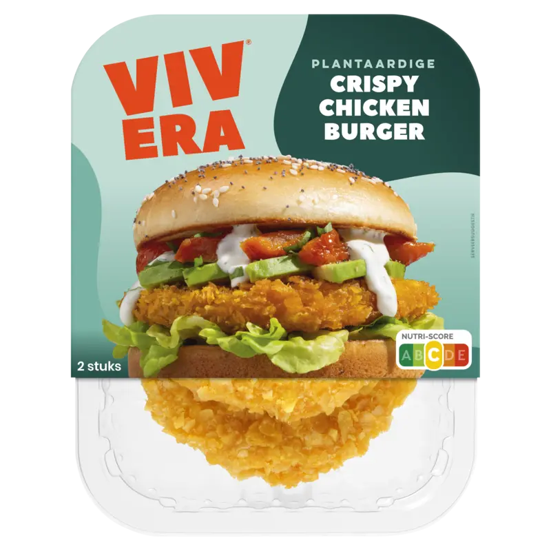 Plantaardige Crispy Chicken Burger 2 Stuks