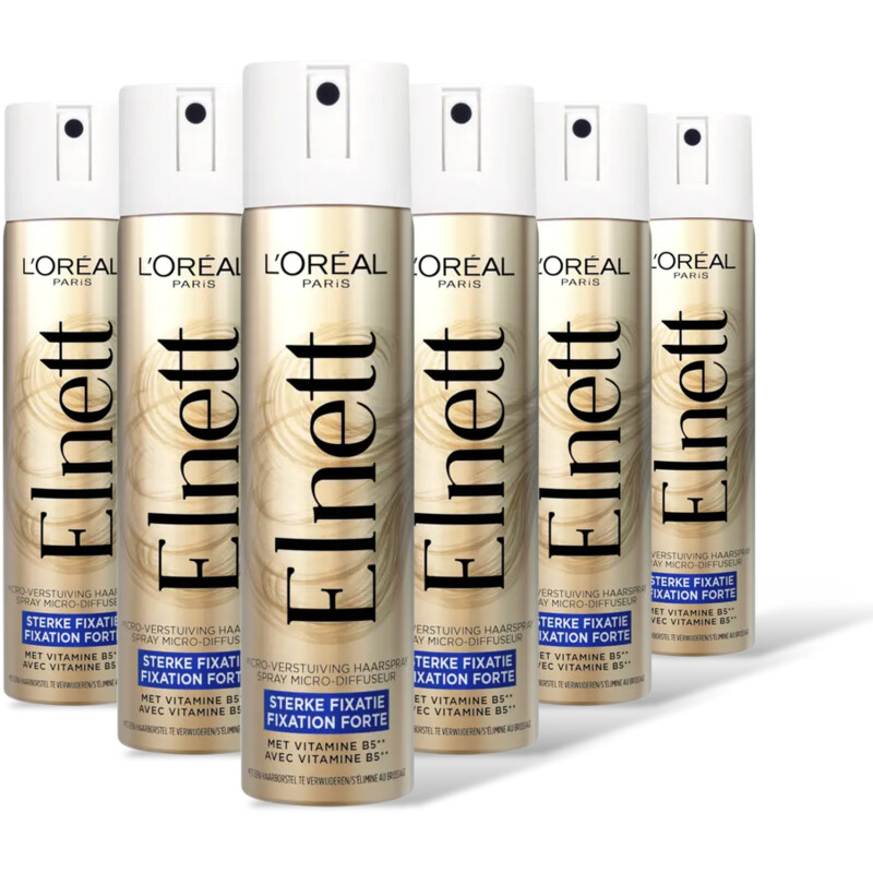 Elnett Satin sterke fixatie haarspray 6-pack