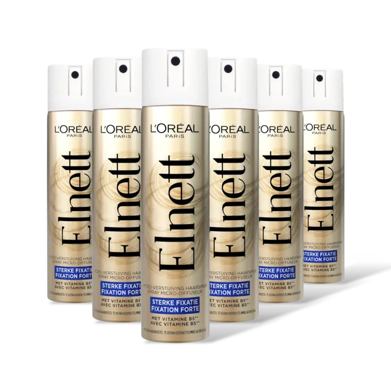 Elnett Satin sterke fixatie haarspray 6-pack