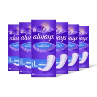 Always Daily protect long inlegkruisjes 6-pack