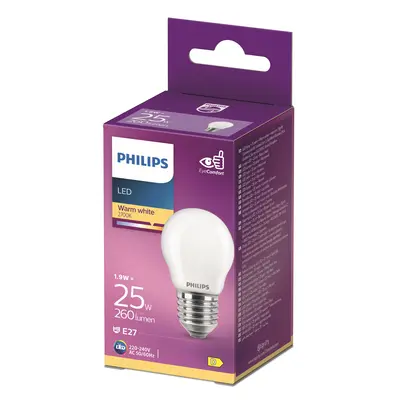 pdp-image-Philips Led fil kogel mat E27 25W