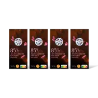 Delicata 85% cacao ayurvedische kruiden 4-pack