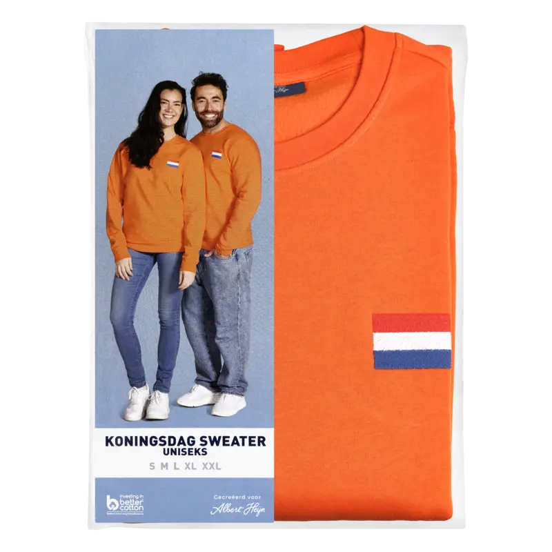 Oranje trui maat XXL