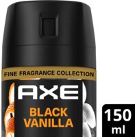 Een afbeelding van Axe Black vanilla deodorant bodyspray