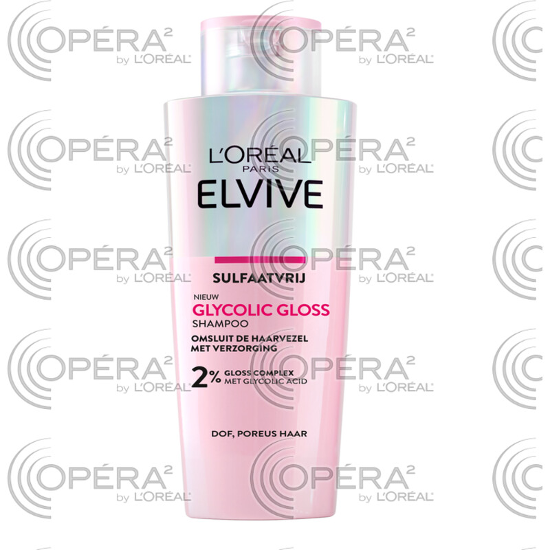 Een afbeelding van L'Oréal Paris Elvive Glycolic gloss shampoo
