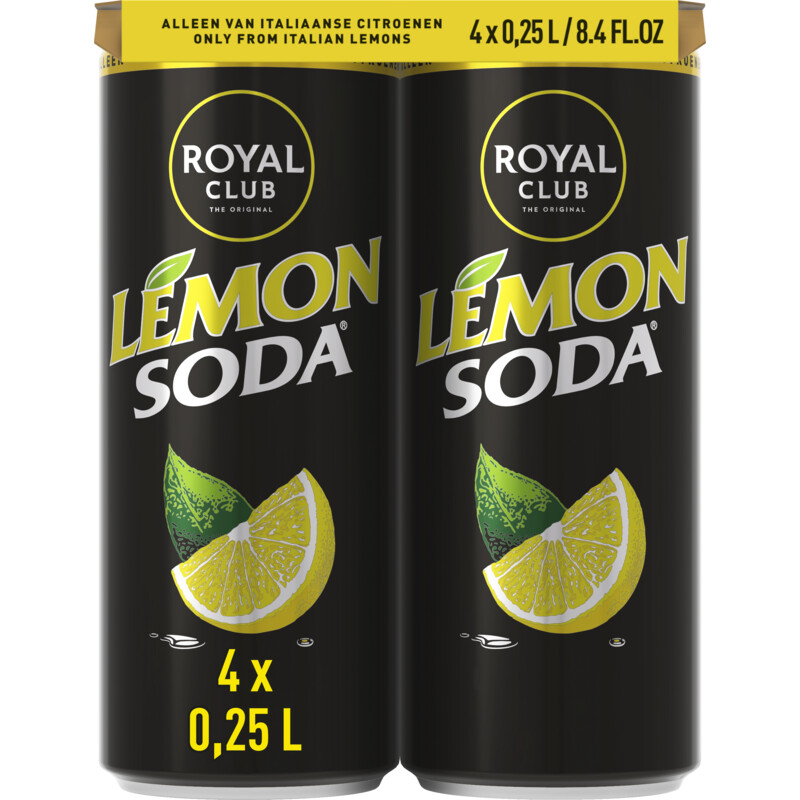 Royal Club Lemon soda 4-pack