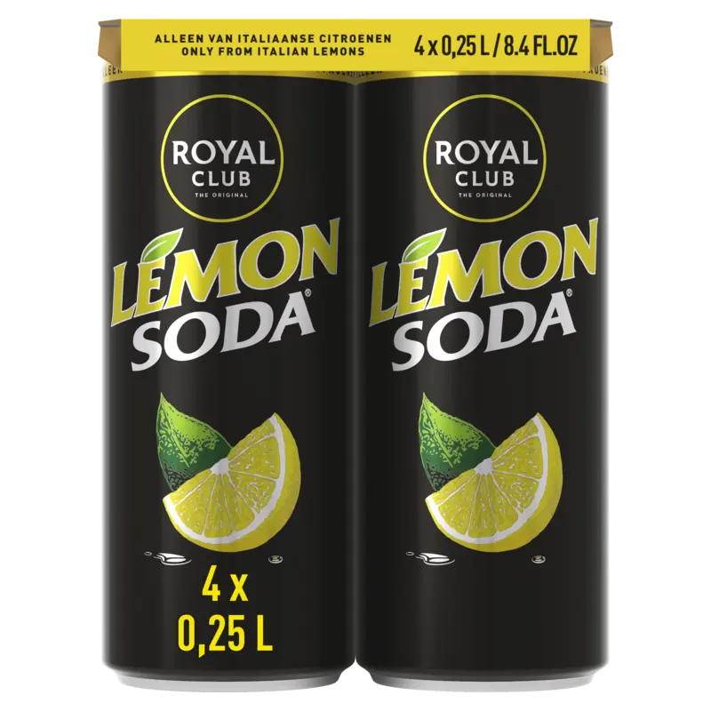 Royal Club Lemon soda 4-pack