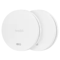 Hombli Smoke detector white 2 stuks