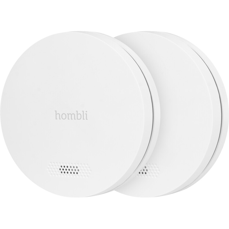 Hombli Smoke detector white 2 stuks
