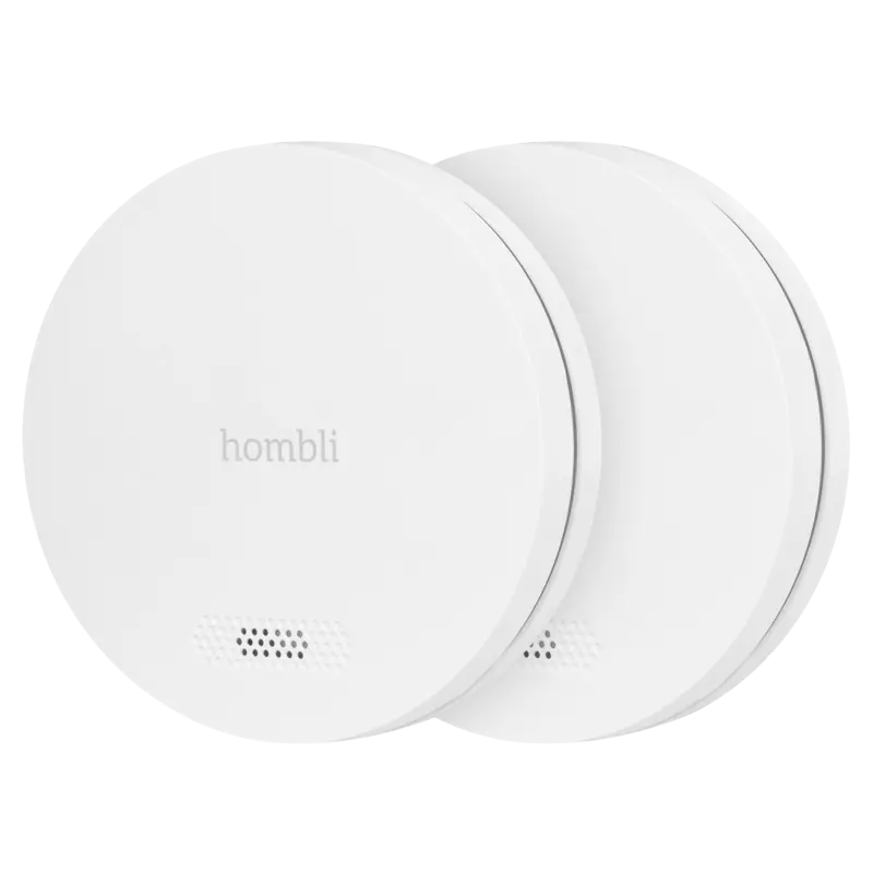 Hombli Smoke detector white 2 stuks