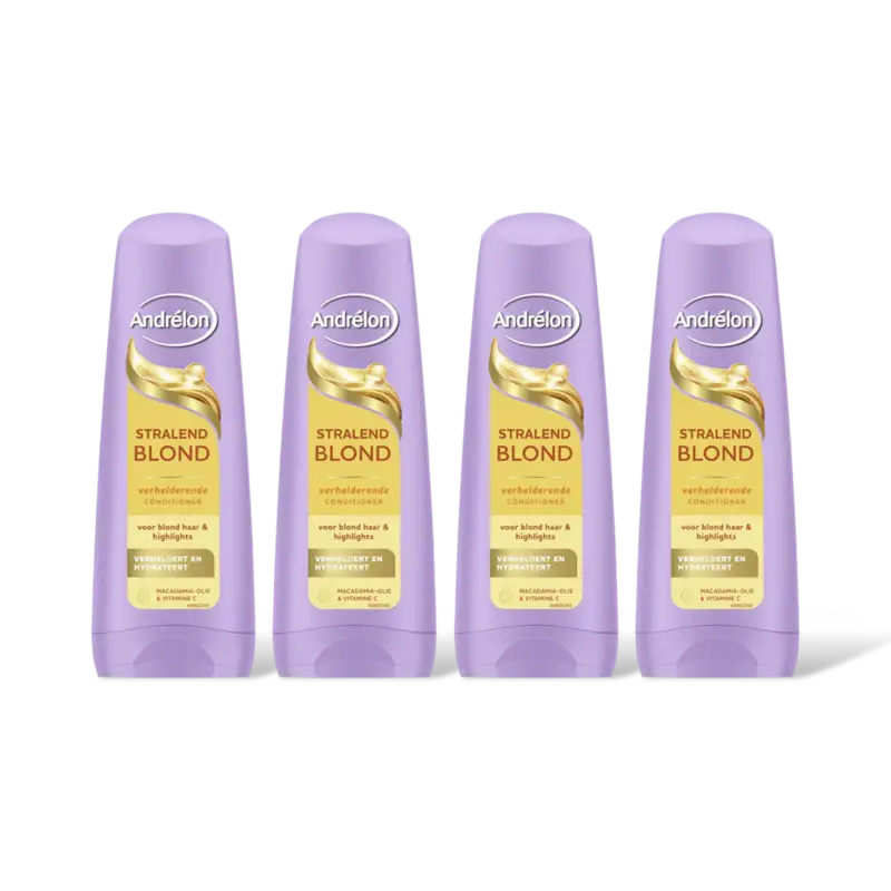 Andrélon Stralend blond conditioner 4-pack