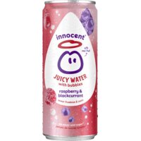 innocent Juicy water with bubbles raspberry