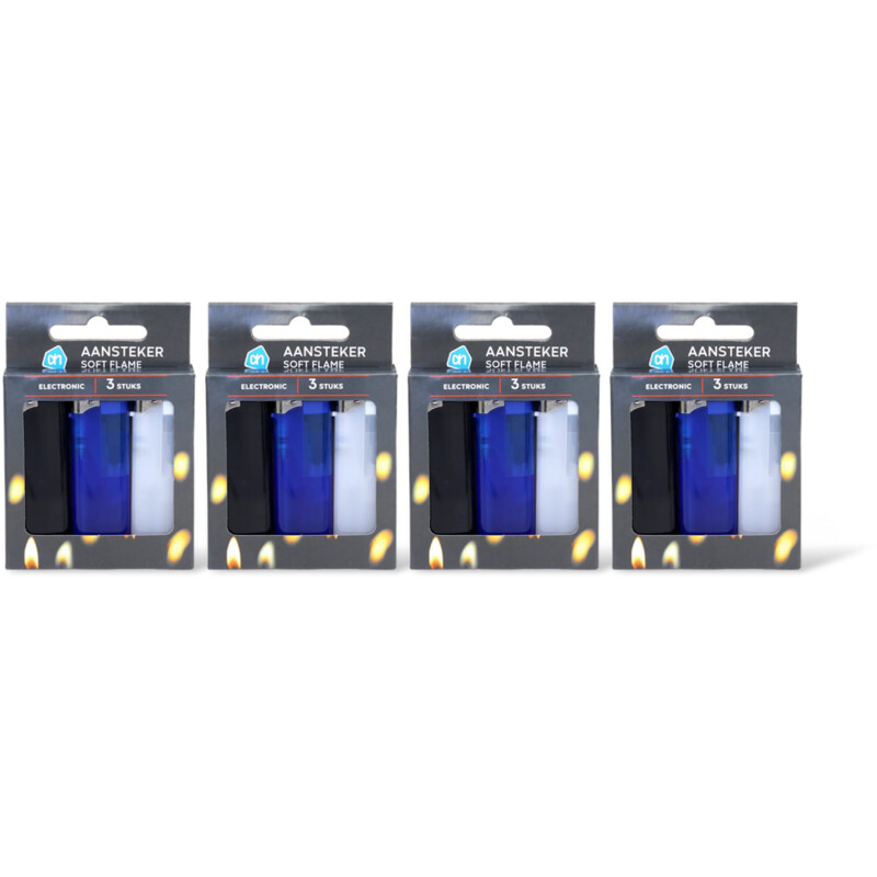 AH Elektronische aanstekers 4-pack