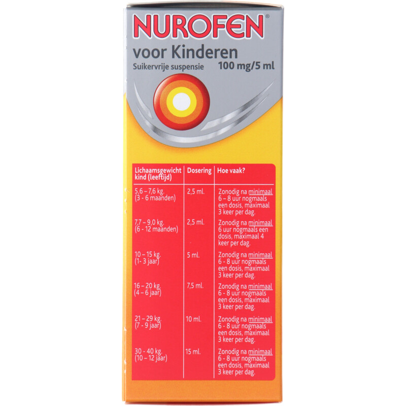 Een afbeelding van Nurofen Kinderen bij koorts en bij pijn