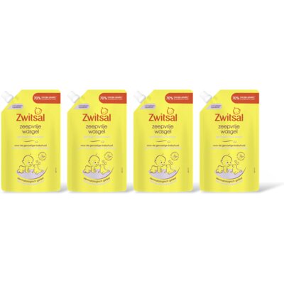 pdp-image-Zwitsal Baby zeepvrije wasgel navulpak 4-pack