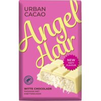 Een afbeelding van Urban Cacao Angelhair knettersuiker witte chocolade