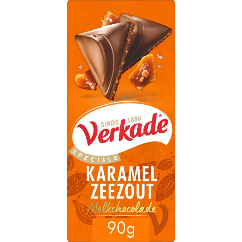 Een afbeelding van Verkade Specials karamel zeezout melkchocolade