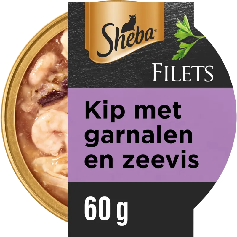 Sheba Filets kip met garnalen en zeevis