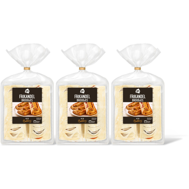 AH Diepvries frikandelbroodjes 3-pack