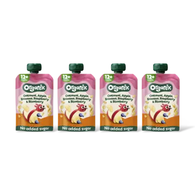 pdp-image-Organix Knijpfruit haver appel banaan 12m+ 4-pck