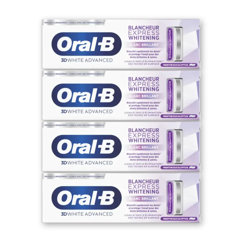Oral-B 3D white express whitening 4-pack