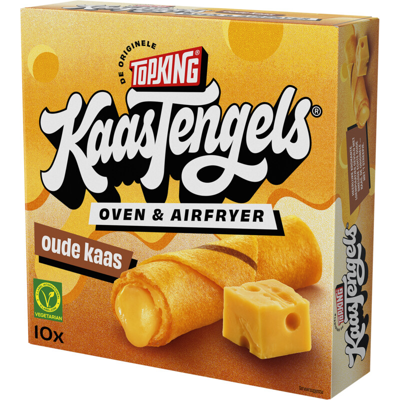 Een afbeelding van Topking Kaastengels oven & airfryer oude kaas