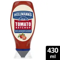 Hellmann's Ketchup 50% minder suiker
