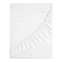 Ten Cate Katoensatijn hoeslaken - 180x200 - wit