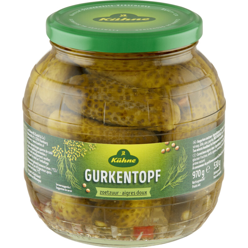 Een afbeelding van Kühne Gurkentopf zoetzuur