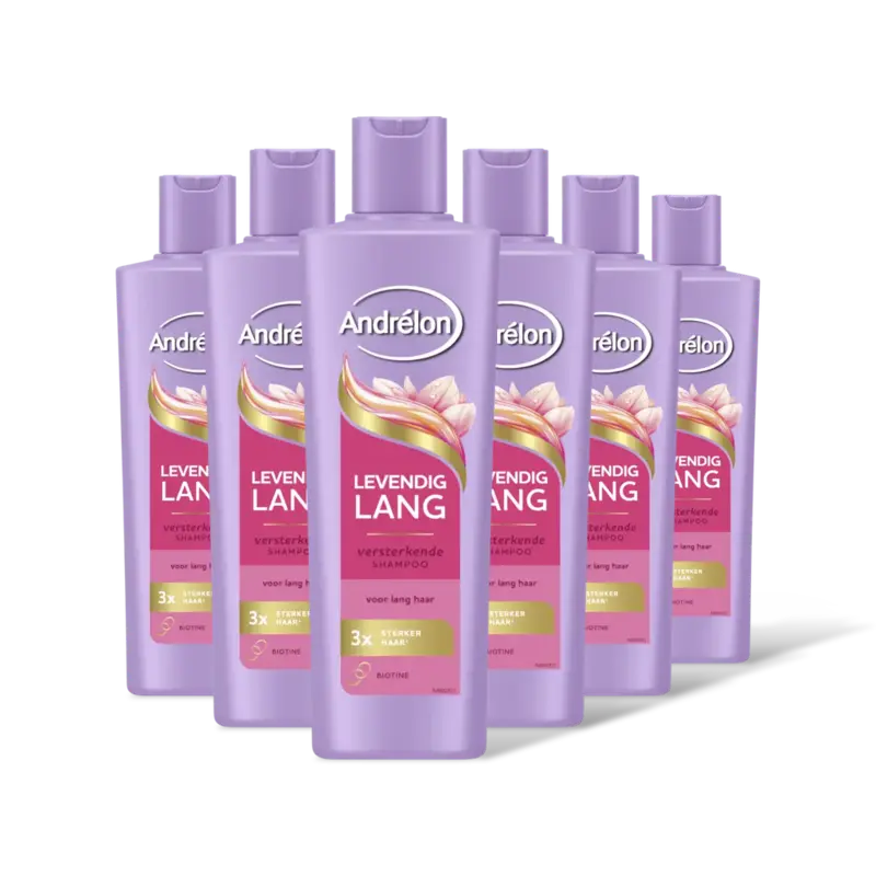 Andrélon Levendig lang shampoo 6pack