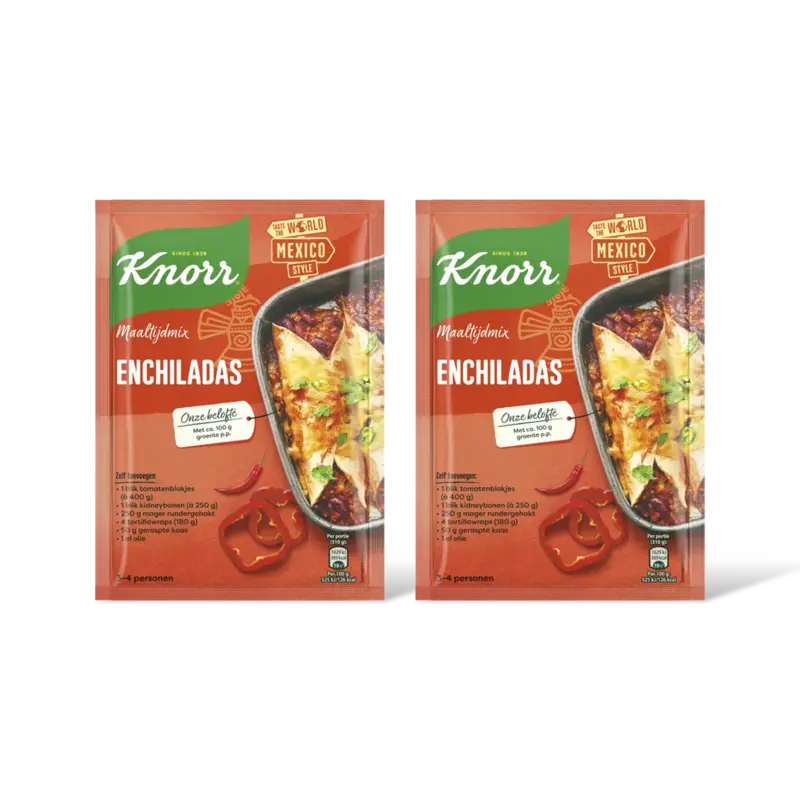 Knorr Maaltijdmix enchiladas 2-pack