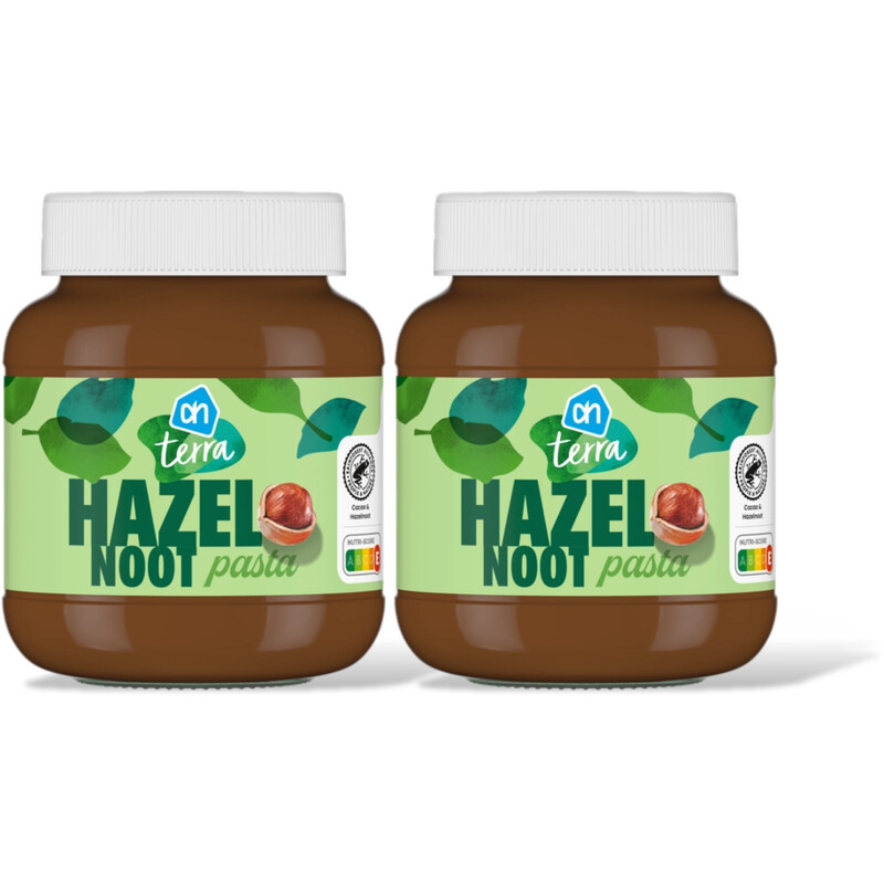 AH Terra Plantaardig hazelnootpasta 2-pack